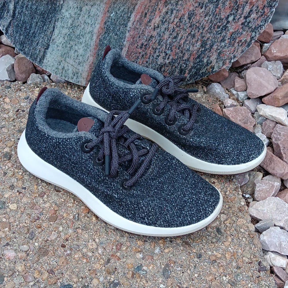 Allbirds wool runner mizzle gray lace up sneakers womens 7